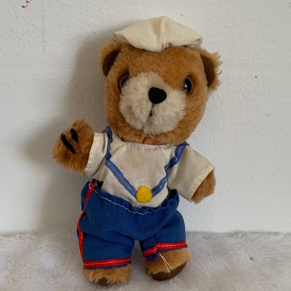 Vintage 1980s Agfa Film promotional teddy bear, Sailor Bear